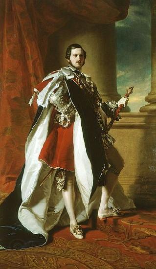 Franz Xaver Winterhalter Portrait of Prince Albert Germany oil painting art
